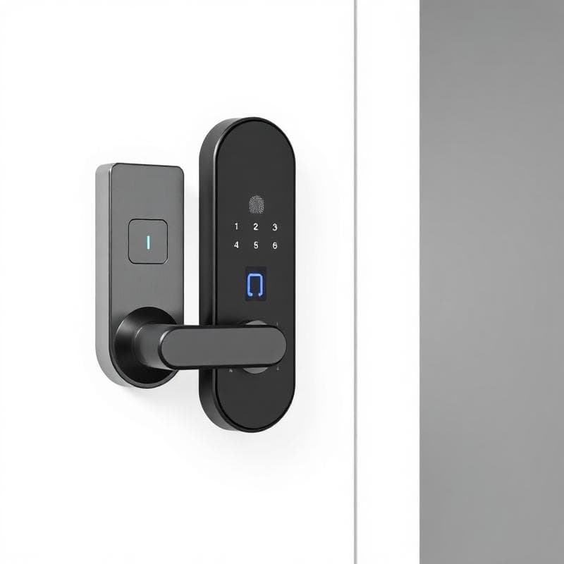 UNICOR 유니코 8000A - 스마트 보안기술과 퀵팩스 지문으로 빠르고 안전한 푸시풀 스마트 도어록 지문인식, 카드키, 비밀번호, 스마트폰 연동